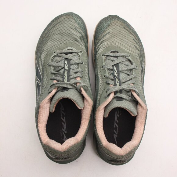 Altra Timp 2 Women's Size 9 Trail Running Green Hiking Lace Up ALOA4QTP303 - Picture 7 of 9